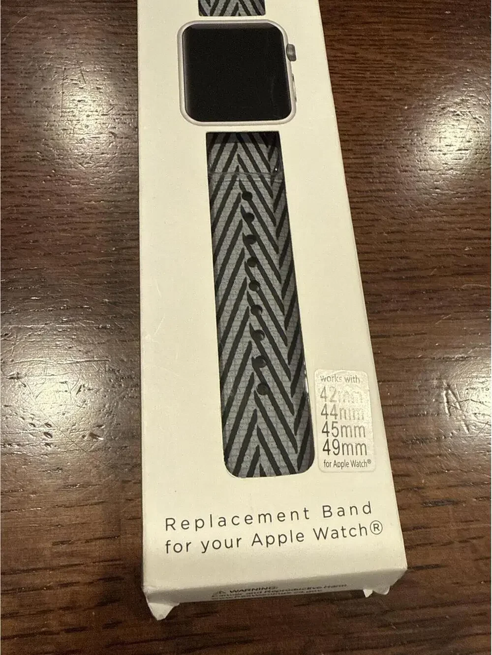 POSH TECH SILICONE SPORT BAND for Apple Watch Works With 42, 44, 45,49 mm